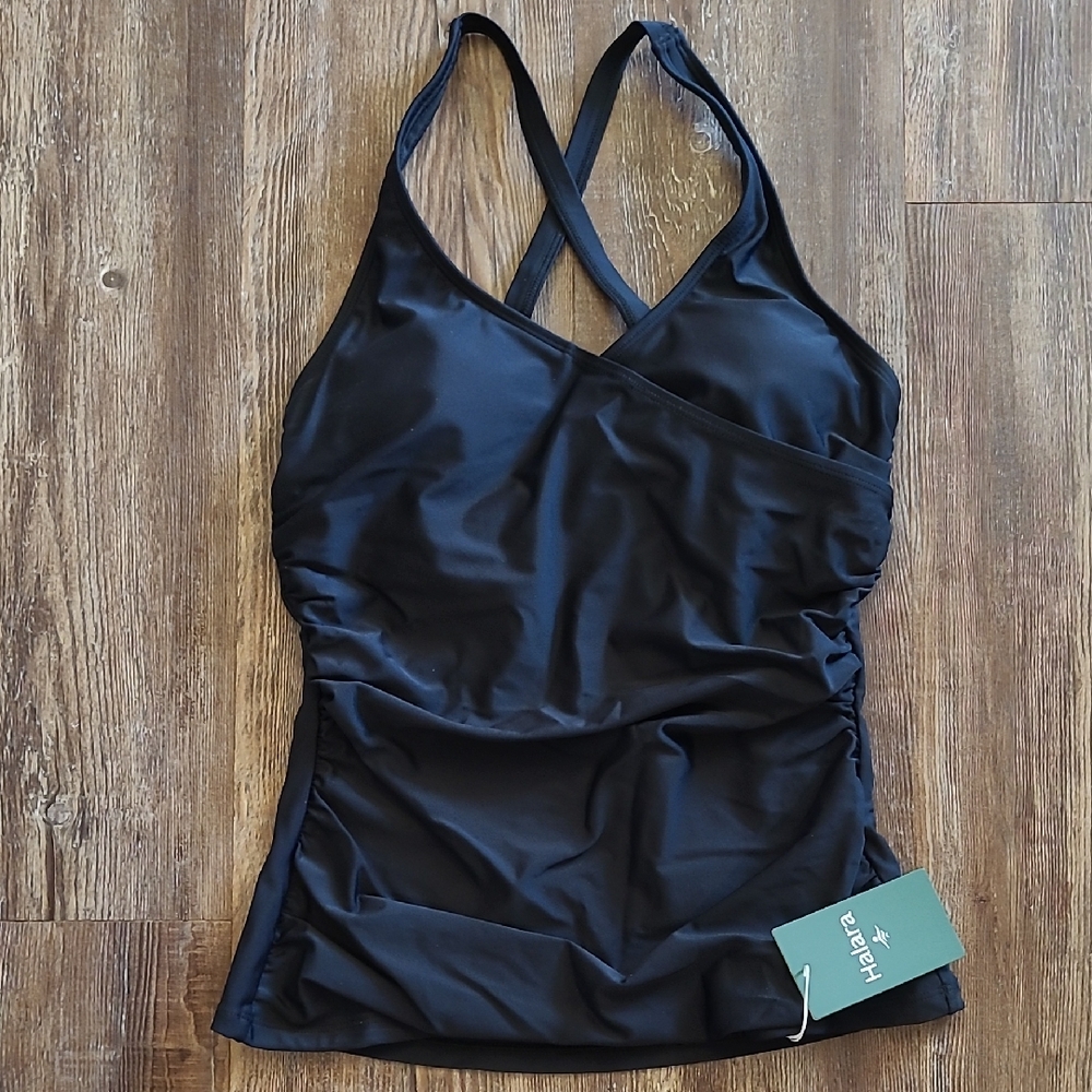 HALARA Black Bikini Racerback Swimwear